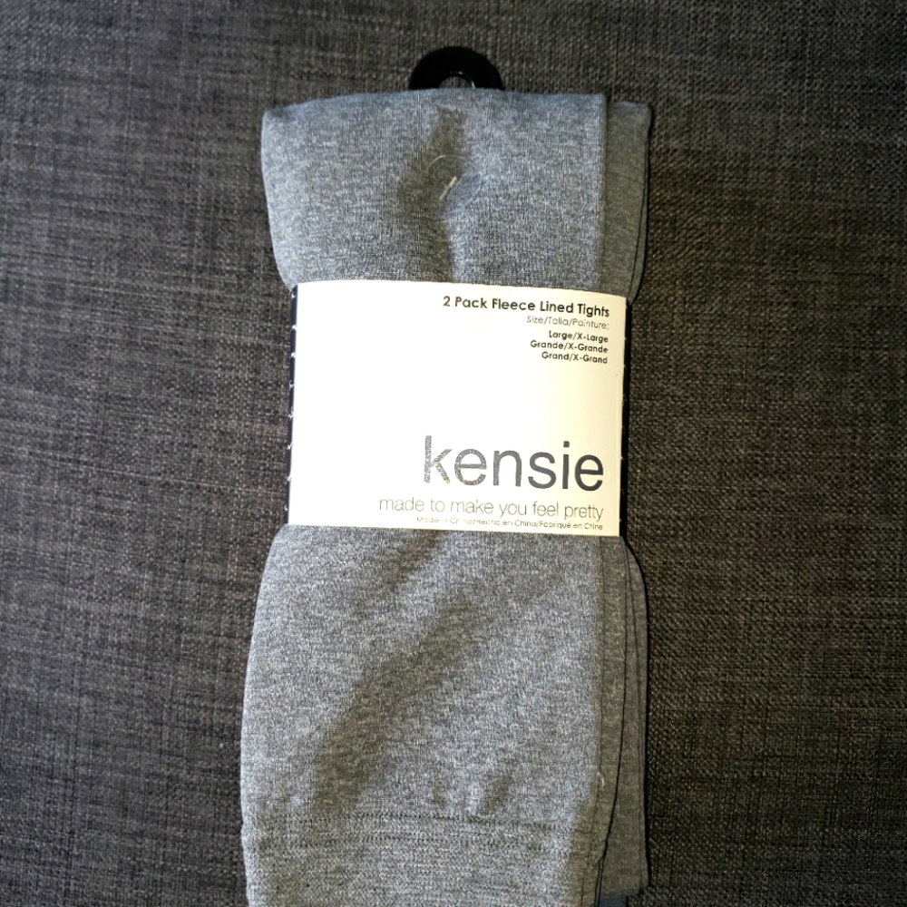 Kensie Fleece Lined Tights 2 pack!
